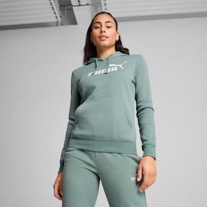 Sudadera con capucha para mujer logo Essentials No. 1, Green Moon, extralarge